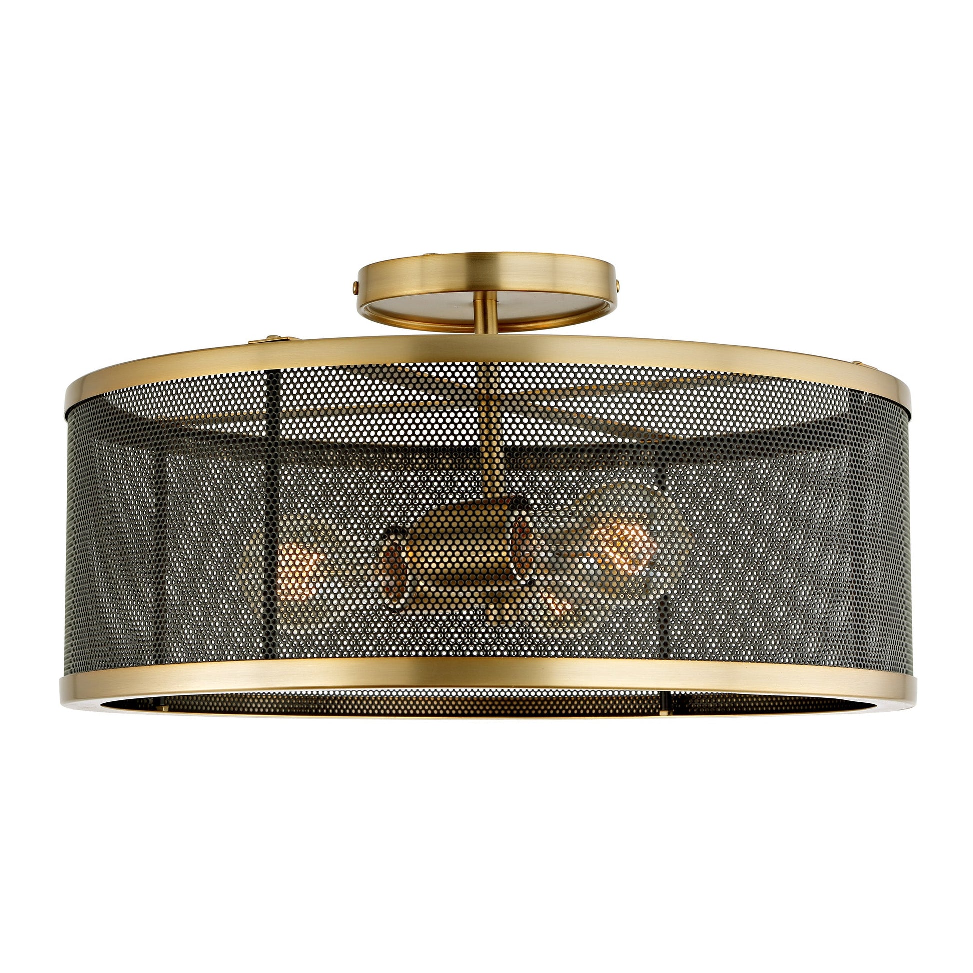 Aurelia 3-Light Mesh Semi Flush Mount