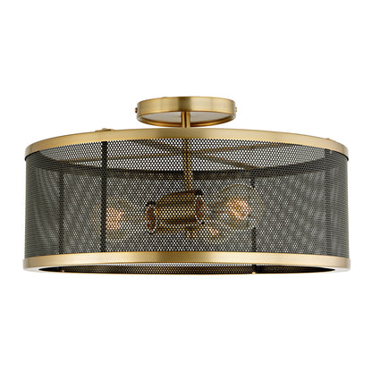  Aurelia 3-Light Mesh Semi Flush Mount