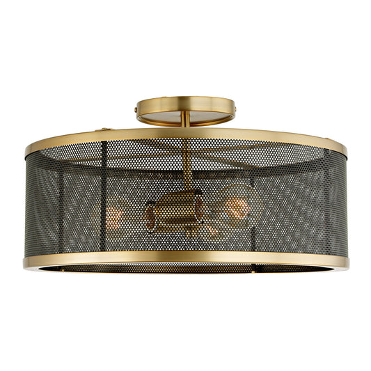  Aurelia 3-Light Mesh Semi Flush Mount