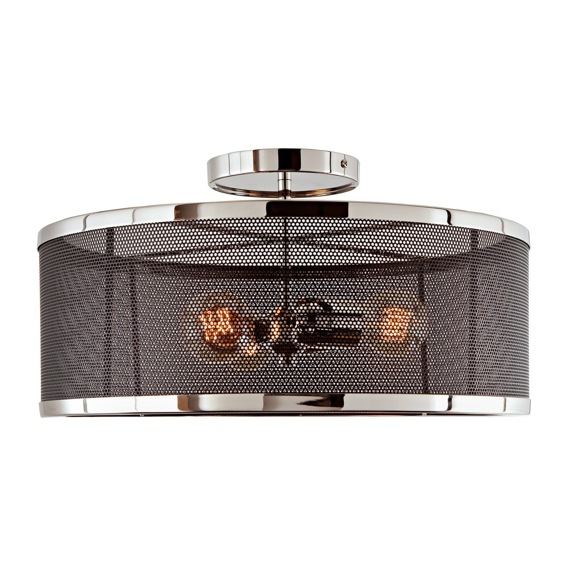 Aurelia 3-Light Mesh Semi Flush Mount