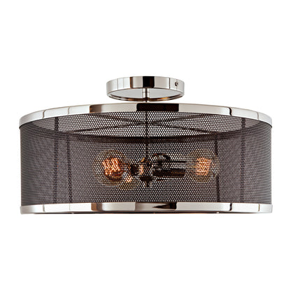  Aurelia 3-Light Mesh Semi Flush Mount