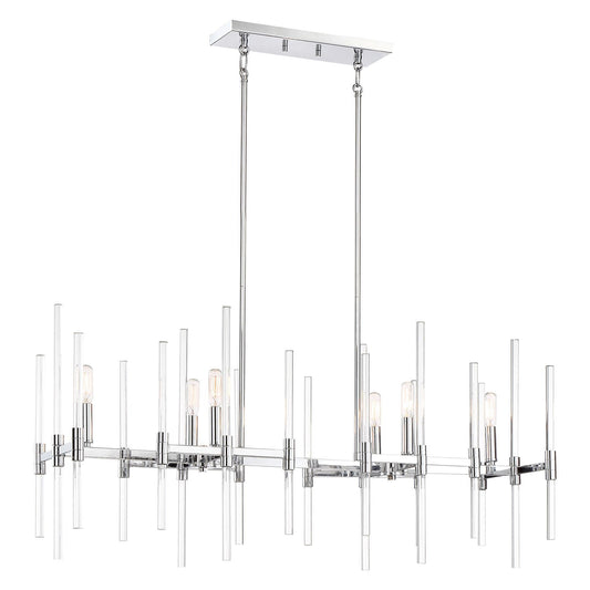  Pillar Island Fixture In Chrome