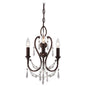  3-Light Mini-Chandelier In Vintage Bronze