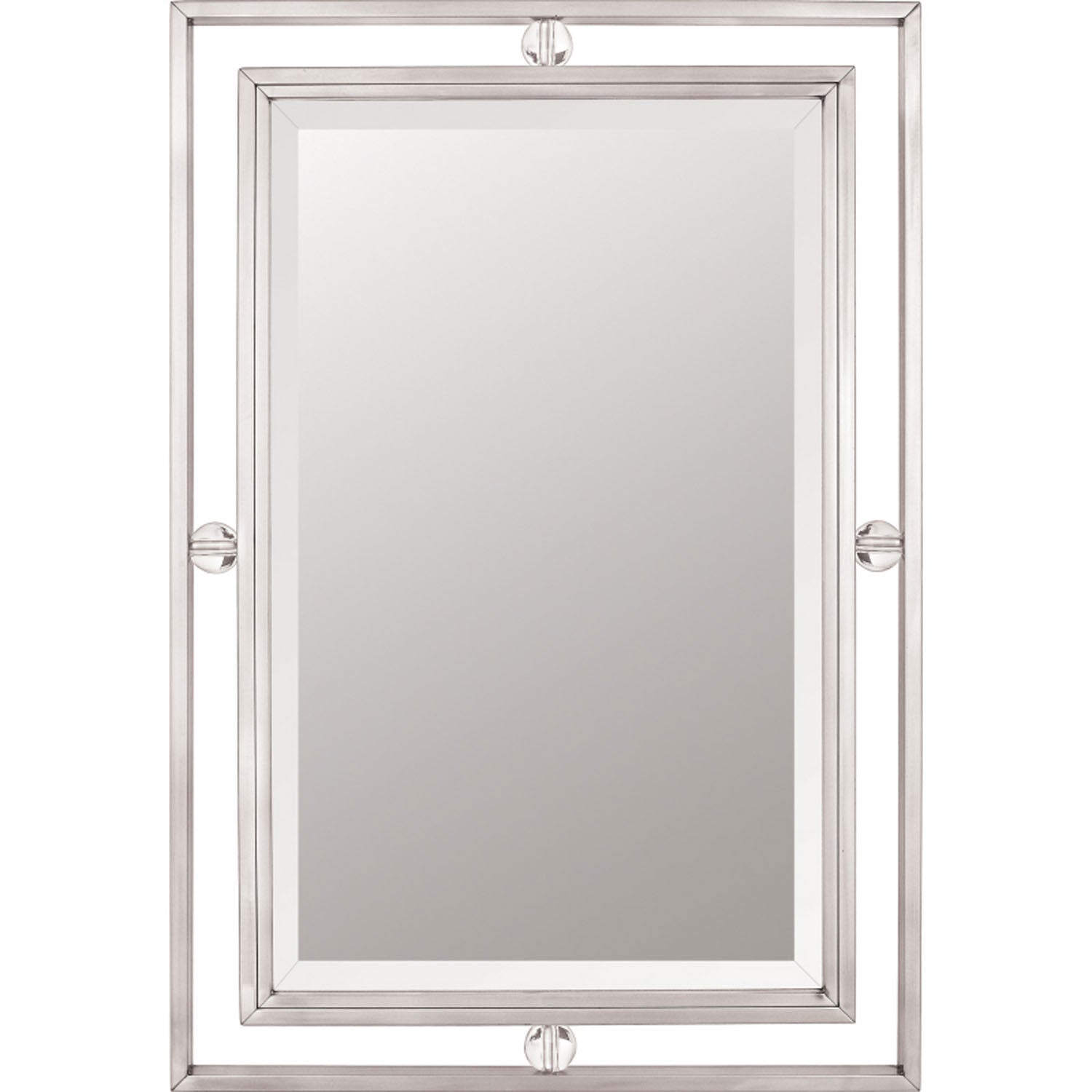  Downtown Mirror In Brushed Nickel
