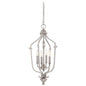  Savannah Row 4-Light Foyer In Brushed Nickel & Clear Glass