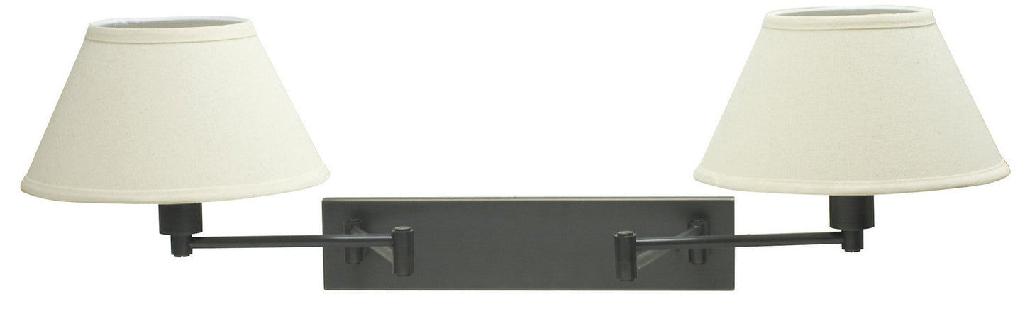  Home Office Double Swing-Arm Wall Lamp
