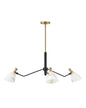  Sinclair Medium Single Tier Chandelier In Heritage Brass