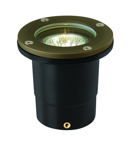  Hardy Island Flat Top Well Light In Matte Bronze