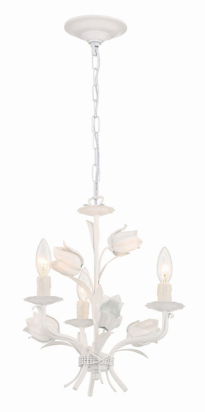  Southport 3-Light Mini Chandelier In Wet White