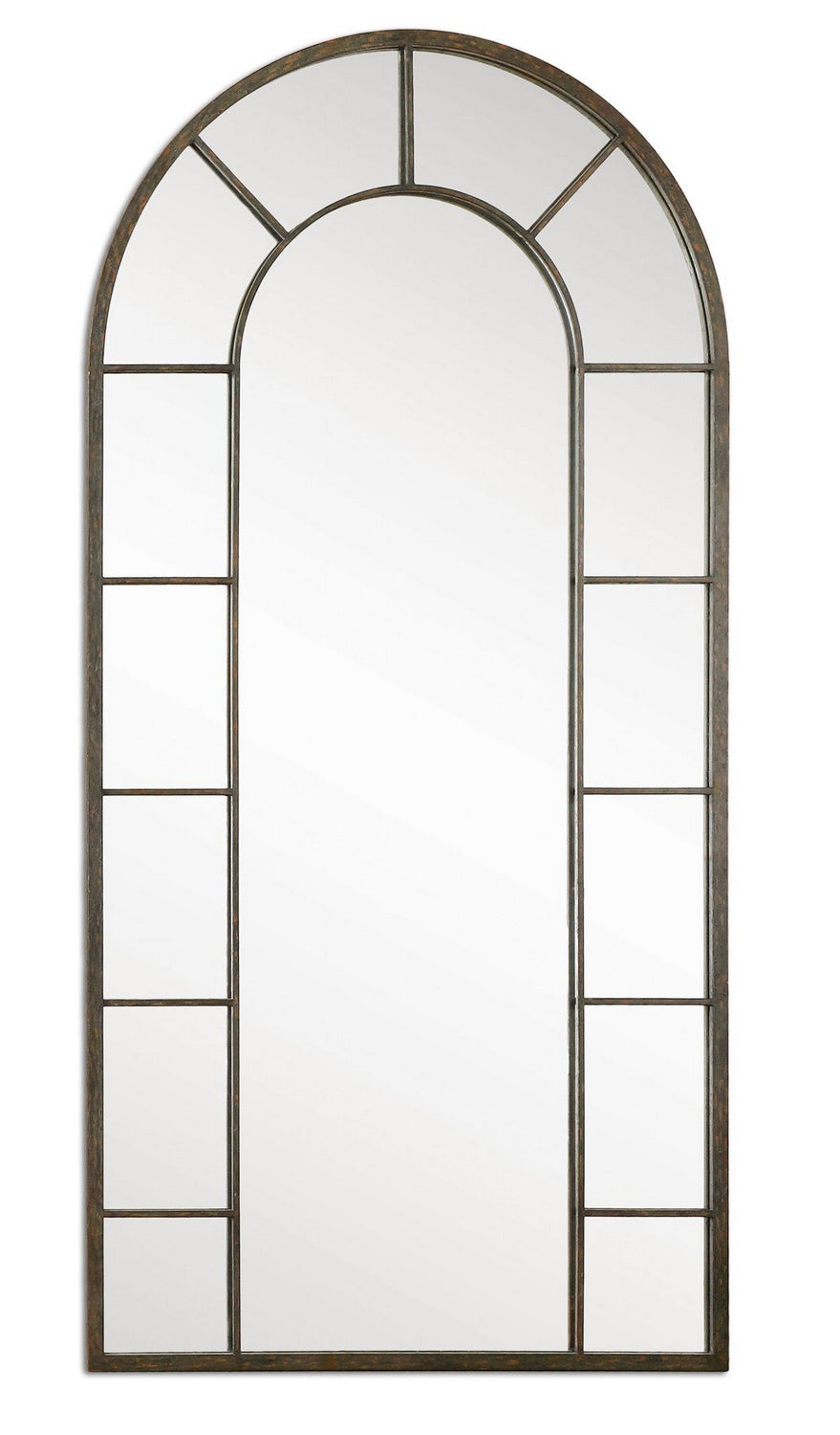  Uttermost's Dillingham Black Arch Mirror