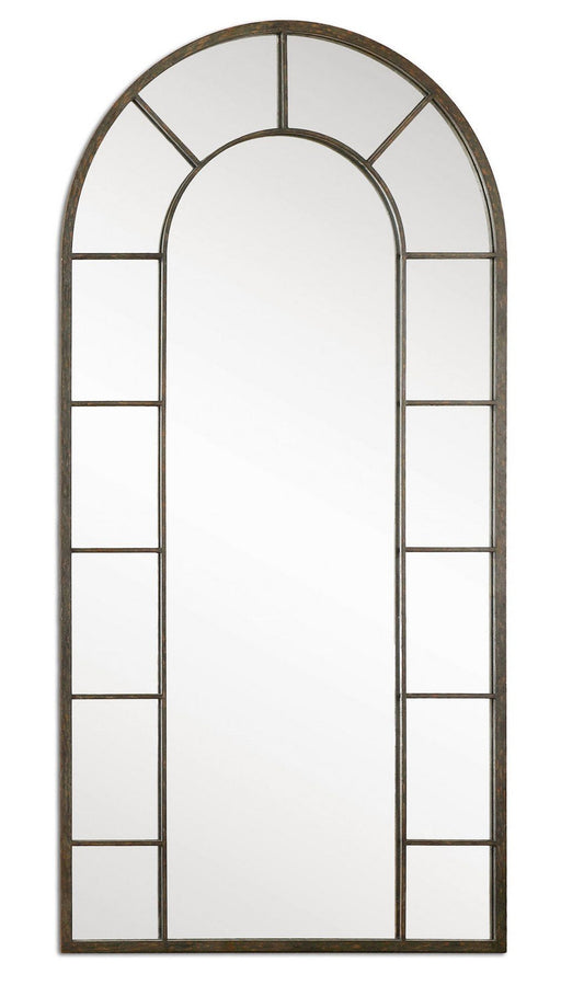  Uttermost's Dillingham Black Arch Mirror