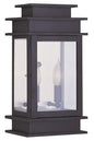 Livex Lighting Princeton 2 Light Outdoor Wall Lantern In Bronze