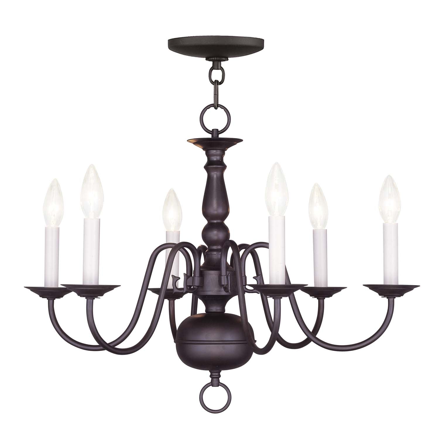 Livex Lighting Williamsburgh 6-Light Chandelier