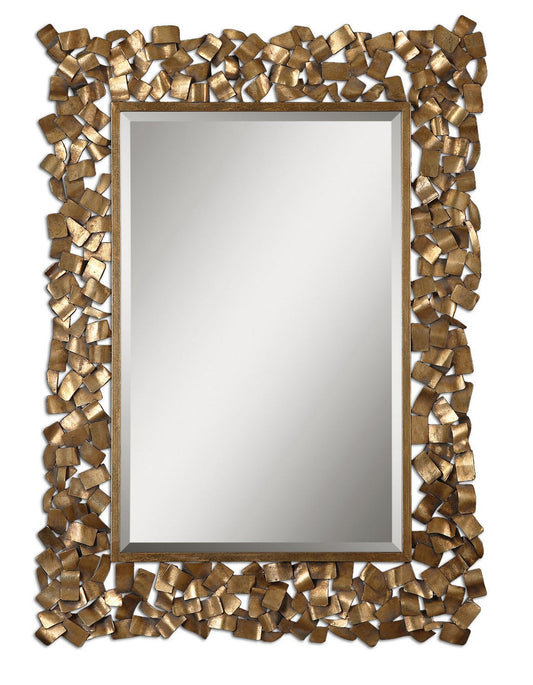  Uttermost's Capulin Antique Gold Mirror Designed By Grace Feyock