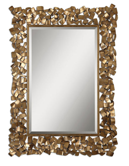  Uttermost's Capulin Antique Gold Mirror Designed By Grace Feyock