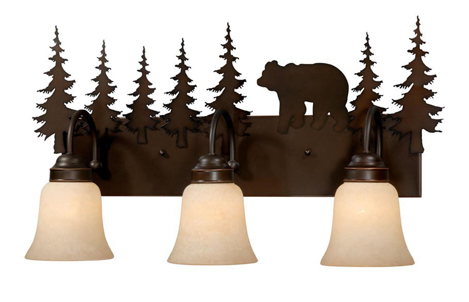  Bozeman 3-Light Vanity In Burnished Bronze