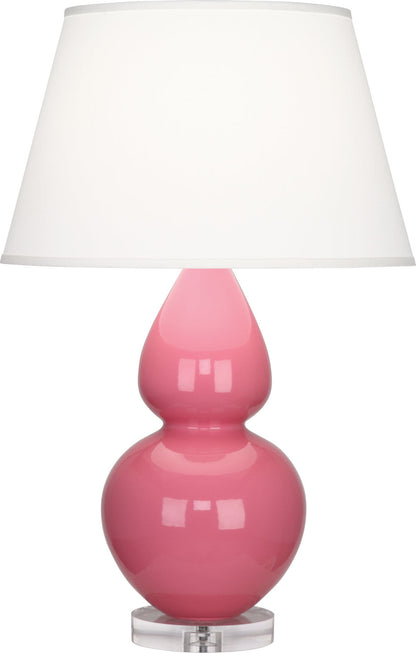  Double Gourd Table Lamp With Lucite Base
