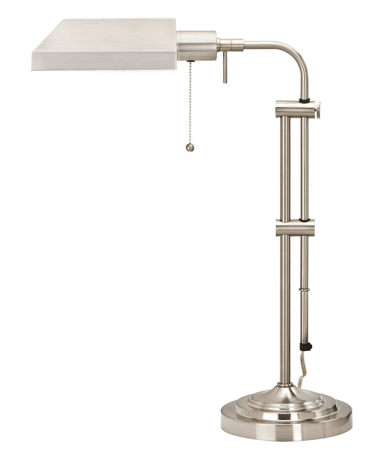  Pharmacy One Light Table Lamp In Brushed Steel
