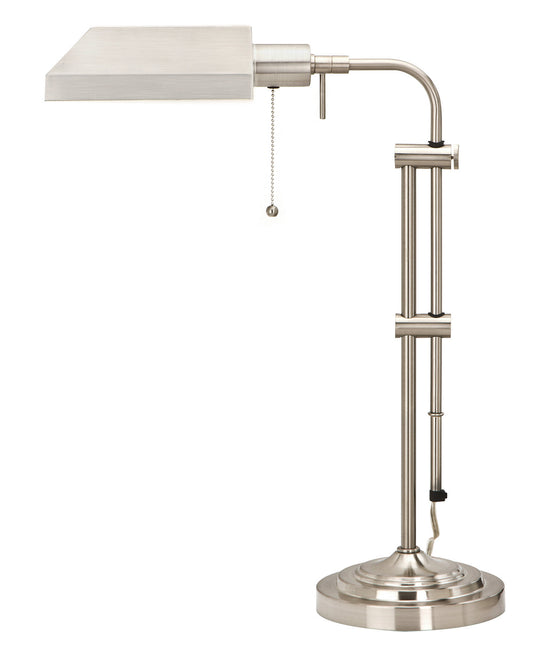  Pharmacy One Light Table Lamp In Brushed Steel