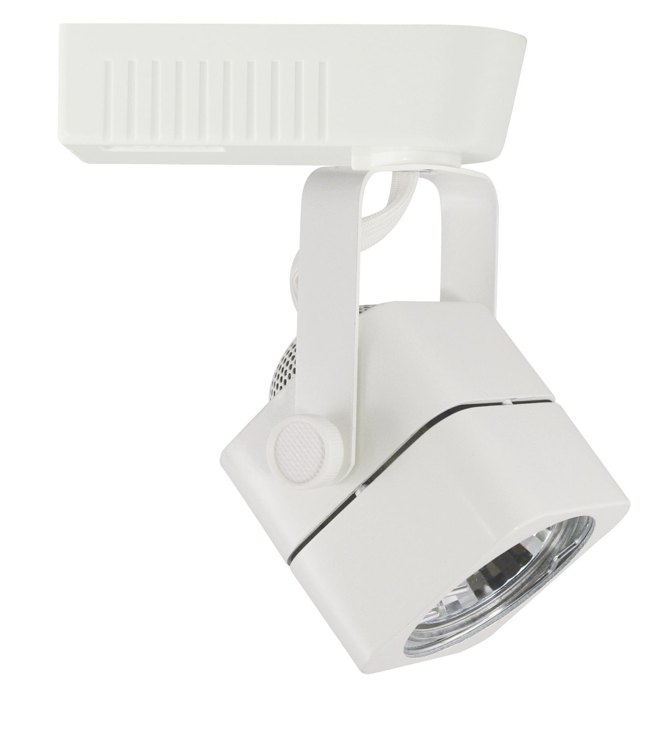  Track Heads 1-Light Track Fixture In White