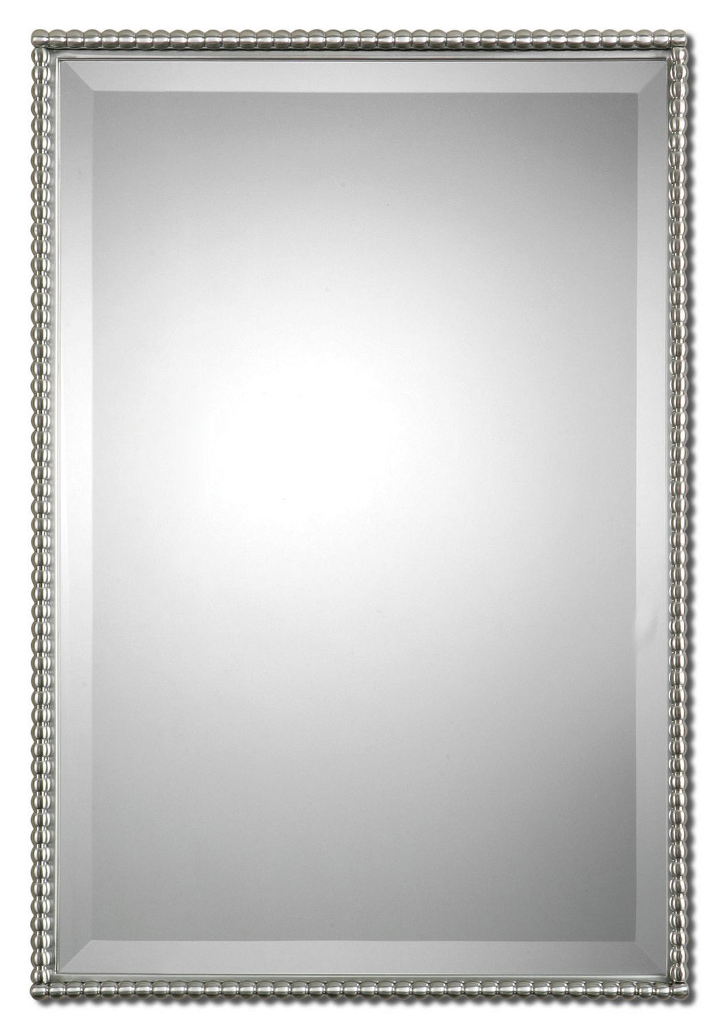  Uttermost's Sherise Brushed Nickel Mirror Designed By Carolyn Kinder