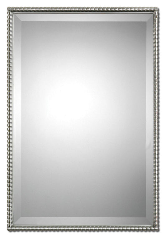  Uttermost's Sherise Brushed Nickel Mirror Designed By Carolyn Kinder