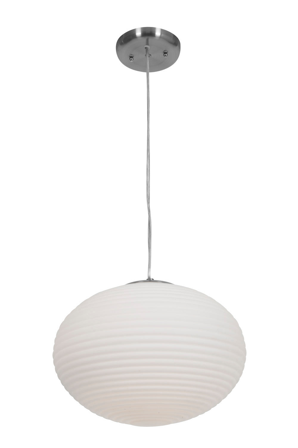  Callisto Ribbed OPL Glass Pendant