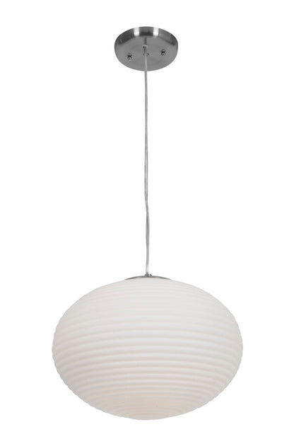  Callisto Ribbed OPL Glass Pendant