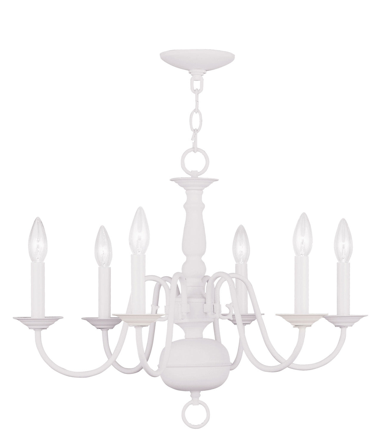 Livex Lighting Williamsburgh 6-Light Chandelier
