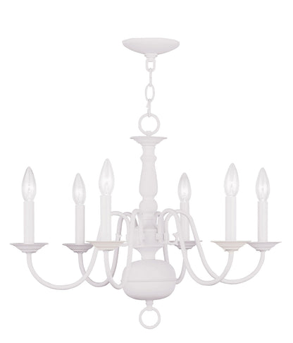 Livex Lighting Williamsburgh 6-Light Chandelier