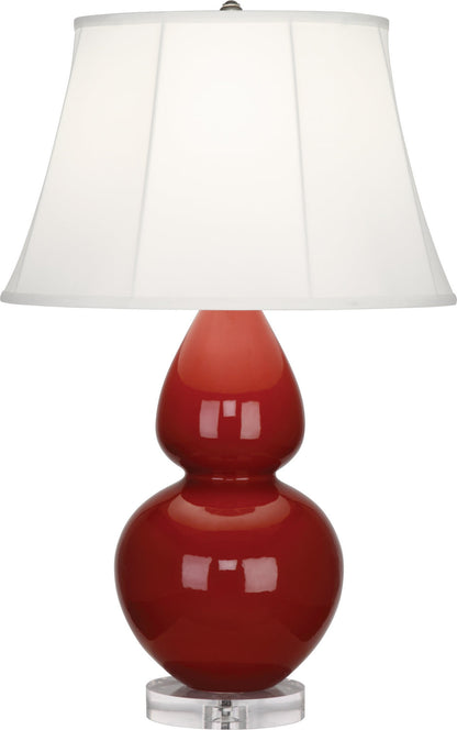  Double Gourd Table Lamp With Lucite Base