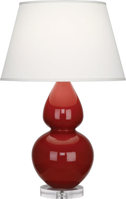  Double Gourd Table Lamp With Lucite Base
