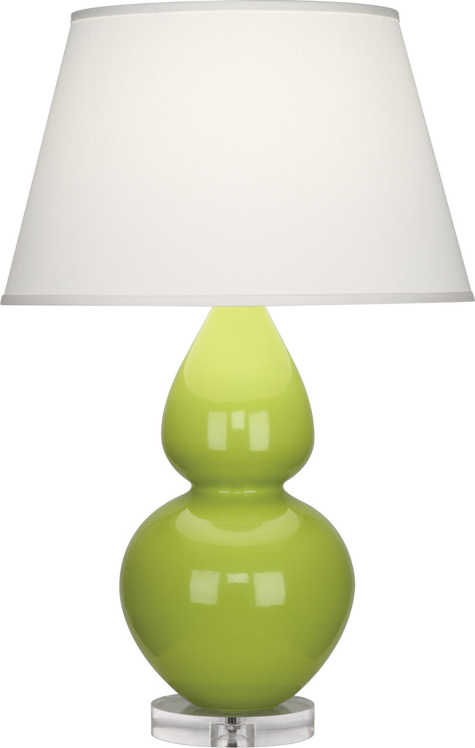  Double Gourd Table Lamp With Lucite Base