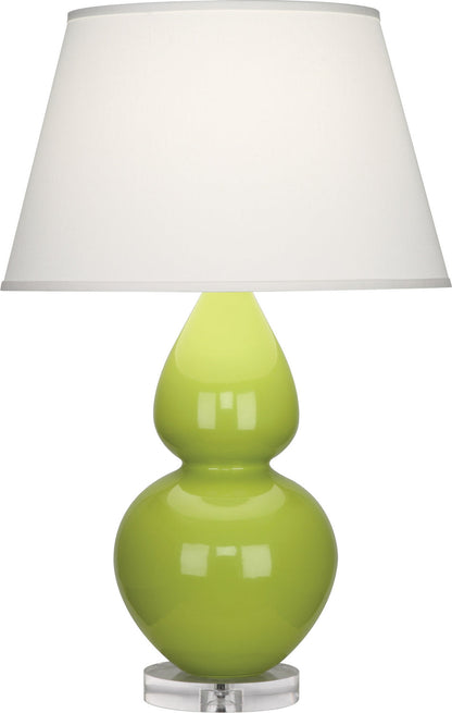  Double Gourd Table Lamp With Lucite Base