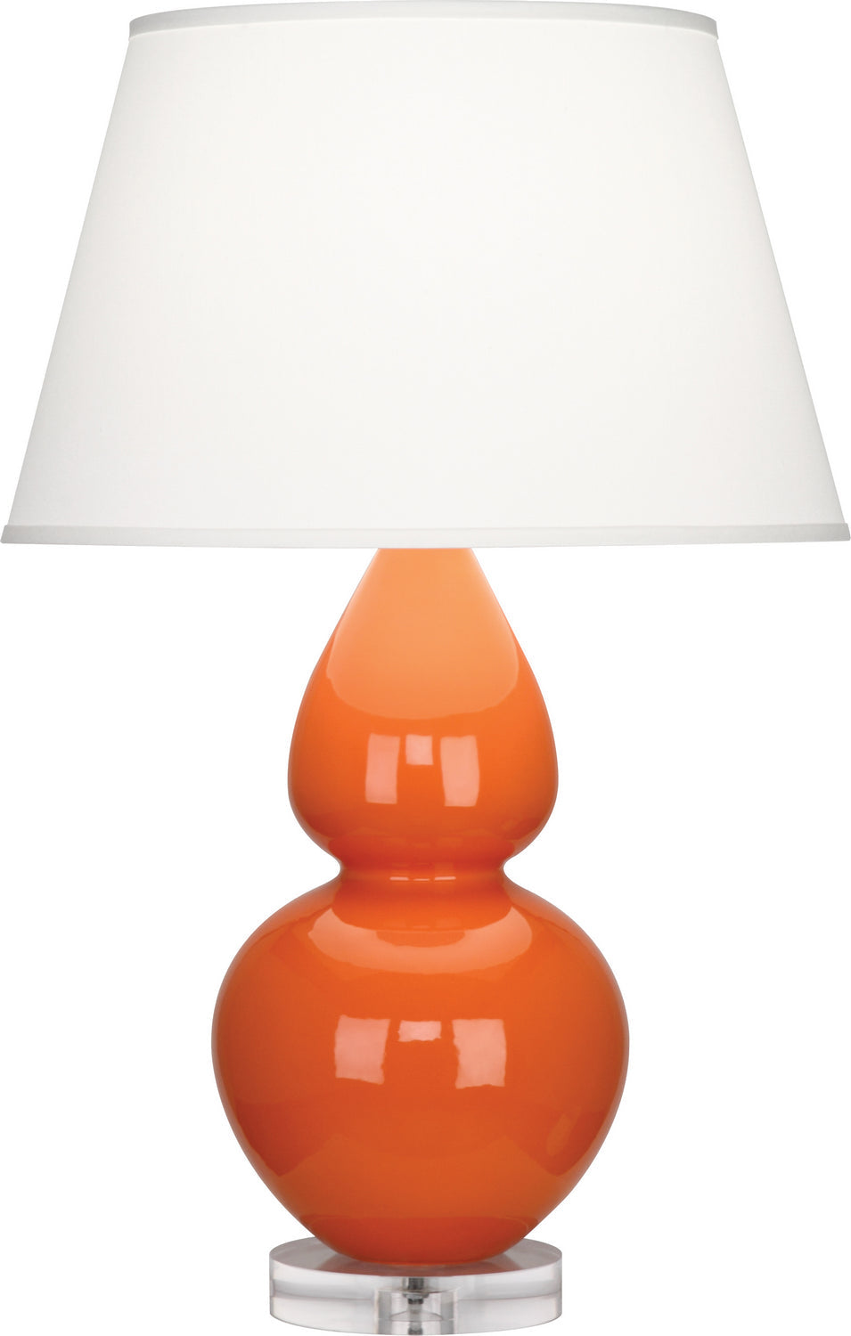  Double Gourd Table Lamp With Lucite Base