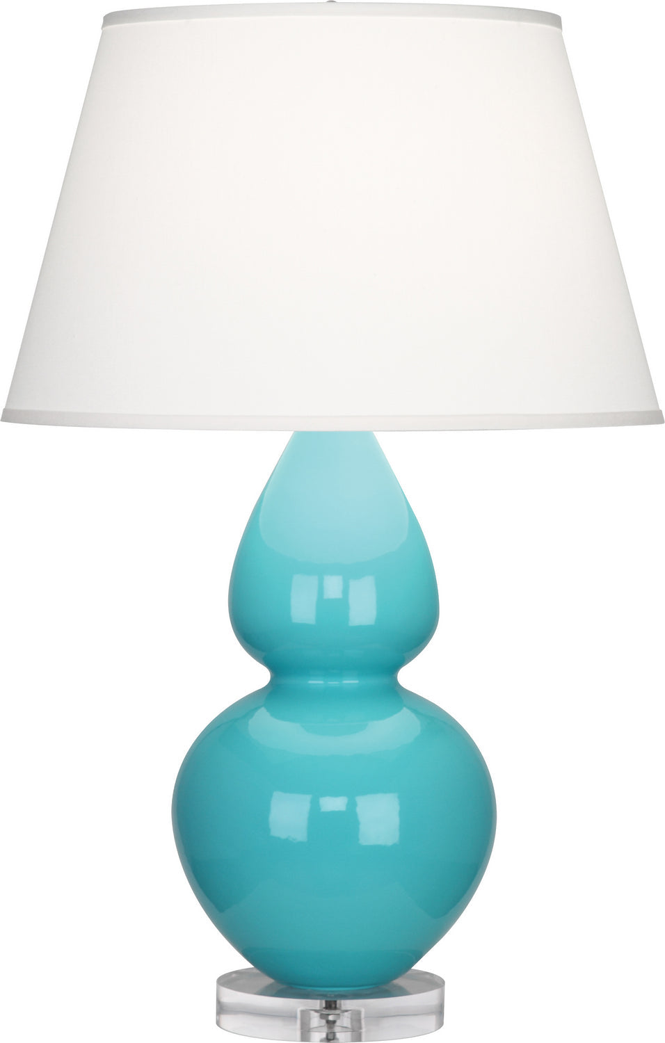  Double Gourd Table Lamp With Lucite Base