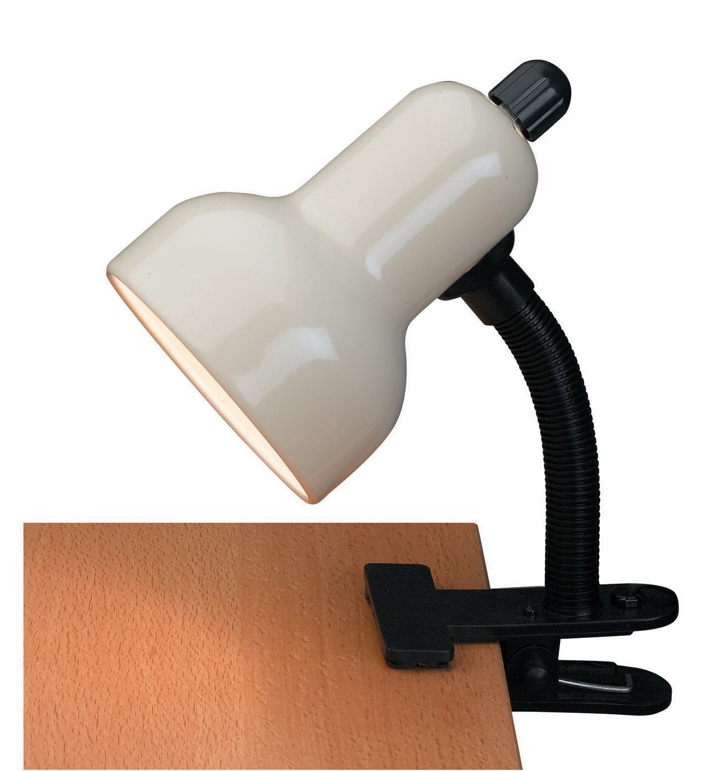  Gooseneck Clip-On Desk Lamp