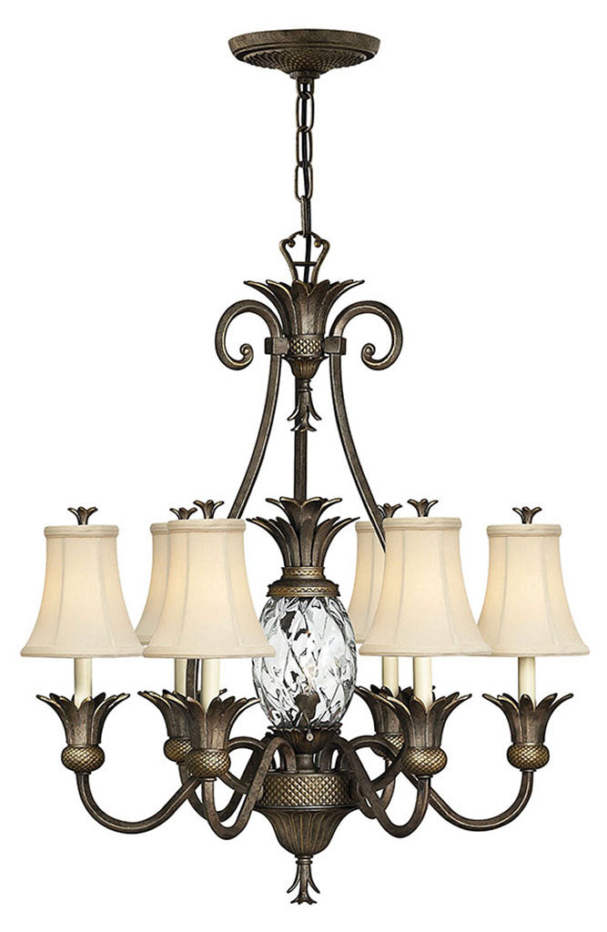  Plantation Large Single Tier Chandelier