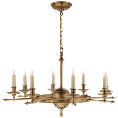  Leaf And Arrow 8-Light Chandelier