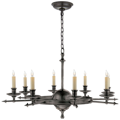  Leaf And Arrow 8-Light Chandelier