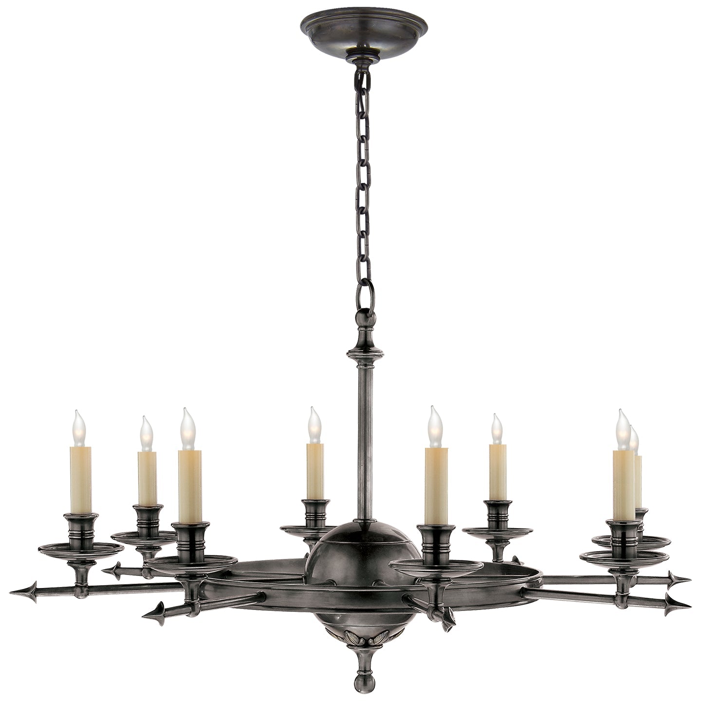  Leaf And Arrow 8-Light Chandelier