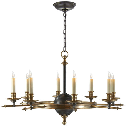  Leaf And Arrow 8-Light Chandelier