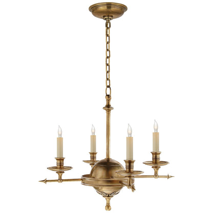  Leaf And Arrow 4-Light Chandelier