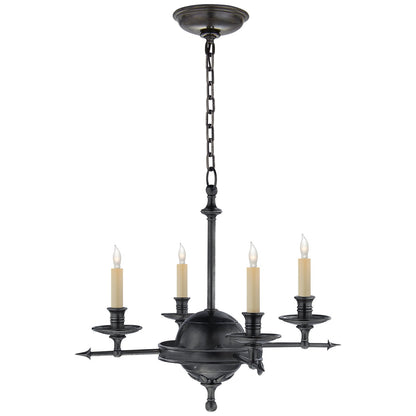 Leaf And Arrow 4-Light Chandelier