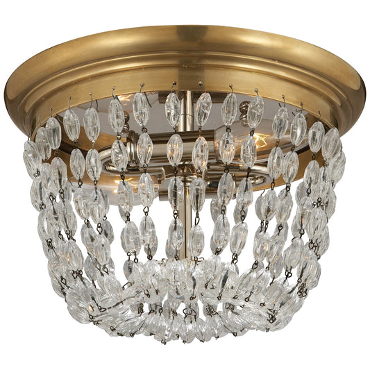  Paris Flea Market 10" 2-Light Flush Mount