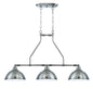  Timarron 3-Light Island In Antique Nickel