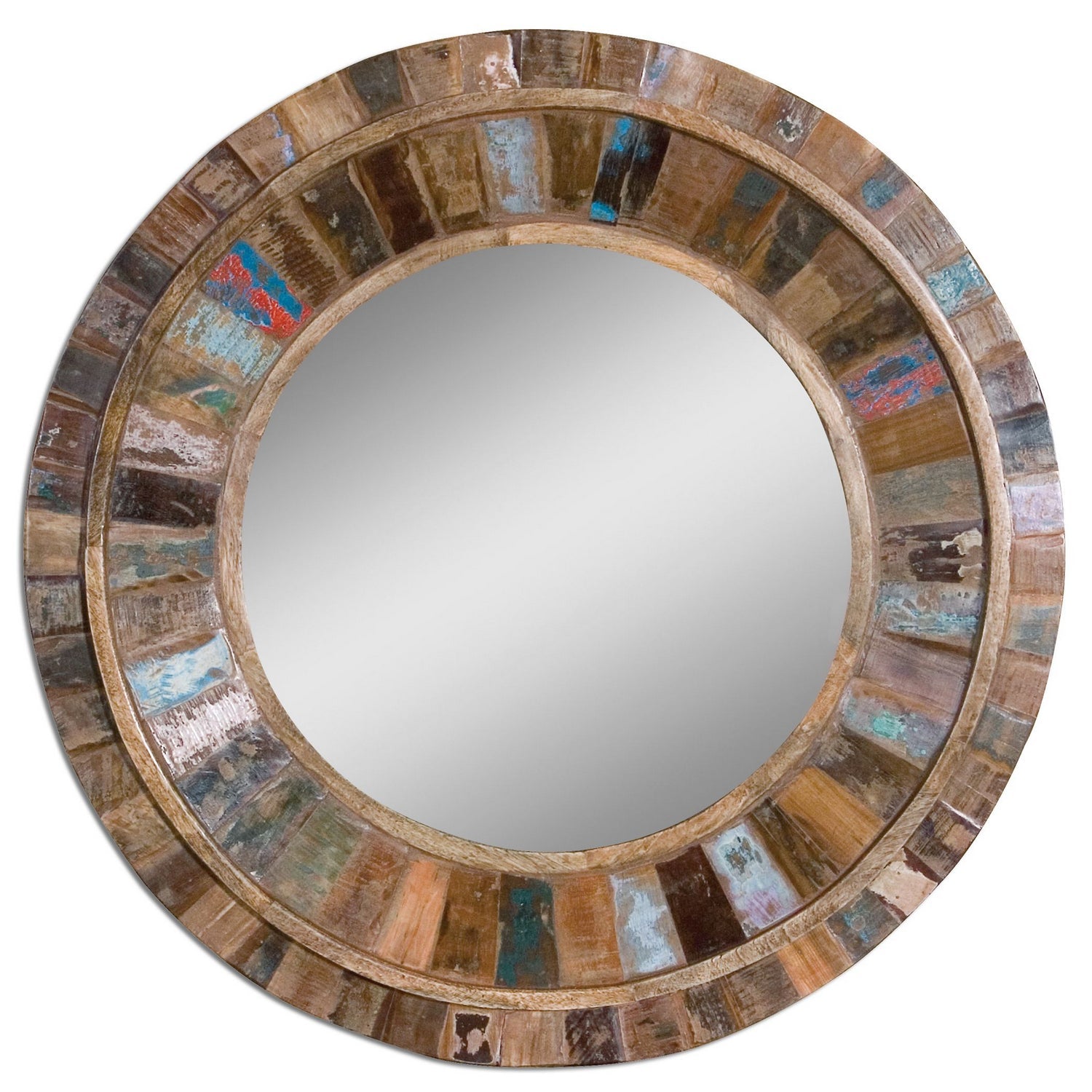  Uttermost's Jeremiah Round Wood Mirror