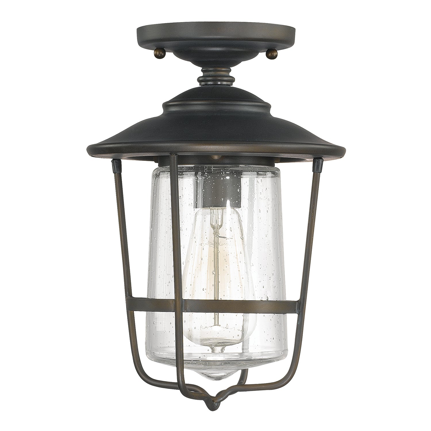  Creekside 1-Light Outdoor Semi-Flush