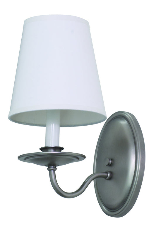  Lake Shore 1-Light Wall Sconce In Satin Pewter
