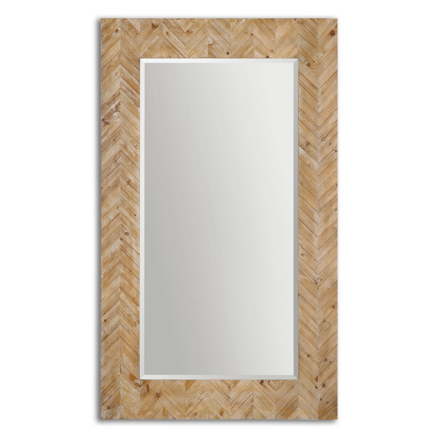  Uttermost's Demetria Oversized Wooden Mirror Designed By John Kowalski